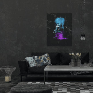 Fantasy Design | Cryptocurrency | Ethereum Marble キャンバスプリント