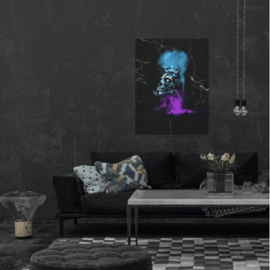 Fantasy Design | Cryptocurrency | Ethereum Marble キャンバスプリント