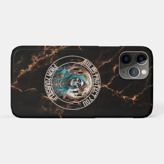 Fantasy Design marble | Grim Reaper | Motivation Case-Mate iPhoneケース (裏面(横))