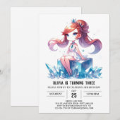 Fantasy Digital Princess Birthday 招待状 (正面/裏面)