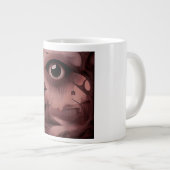 Fantasy: Dilapidated House With Giant Eyeball  ジャンボコーヒーマグカップ (正面右)