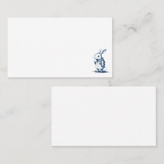fantasy doctor nurse healer bunny rabbit 名刺 (正面/裏面)