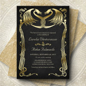 Fantasy Dragon Wedding 箔招待状