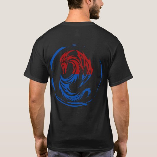 Fantasy dragoon red and blue tシャツ (裏面)