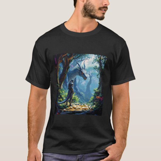 Fantasy Eggs Dragon Knight Tシャツ (正面)