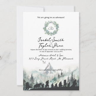 Fantasy Elvish Wedding Invitation 招待状