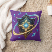 Fantasy Emblem with Floating Blades – Magical Ener クッション (ブランケット)