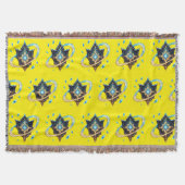 Fantasy Emblem with Floating Blades – Magical Ener スローブランケット (正面)