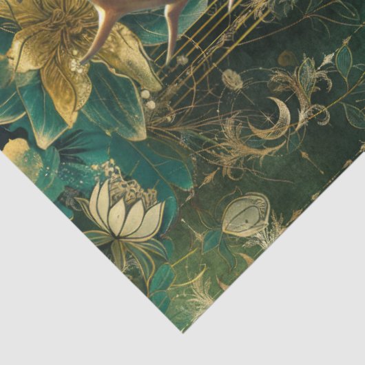 Fantasy Emerald Forest Queen Decoupage 薄葉紙 (詳細)