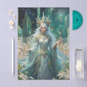 Fantasy Emerald Queens of the Forest Decoupage 薄葉紙 (クラフト)