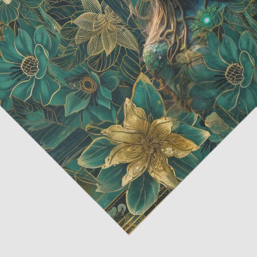 Fantasy Emerald Queens of the Forest Decoupage 薄葉紙 (詳細)