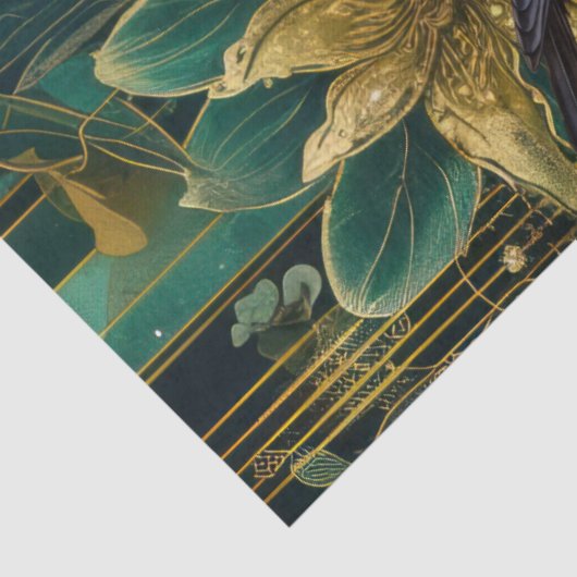 Fantasy Emerald Queens of the Forest Decoupage 薄葉紙 (詳細)