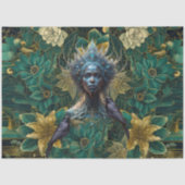 Fantasy Emerald Queens of the Forest Decoupage 薄葉紙 (正面)