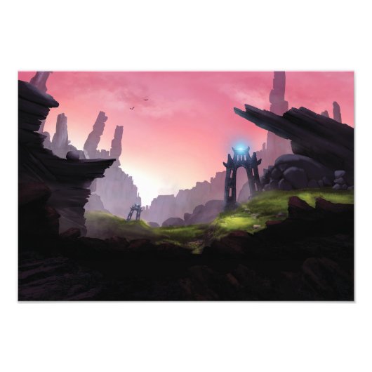 Fantasy epic valley print. フォトプリント            (正面)