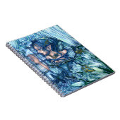 Fantasy Fairy Anime Girl Victorian Blue ノートブック (右側)