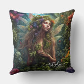 Fantasy Fairy In The Garden クッション (裏面)