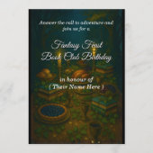 Fantasy Feast Book Club Birthday Party 招待状 (正面)
