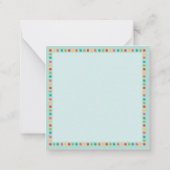 Fantasy Floral Tile-Summer Meadow ノートカード (裏面)