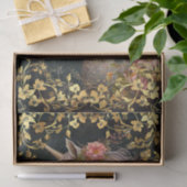 Fantasy Floral White Unicorn & Gold Frame 薄葉紙 (ギフト)