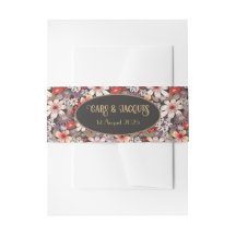 Fantasy Flowers - Wedding belly band