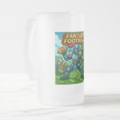 Fantasy football フロストグラスビールジョッキ (正面左)