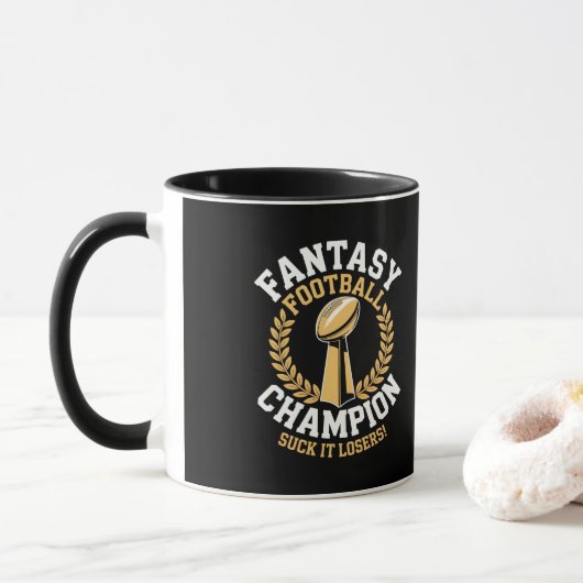Fantasy Football Champion マグカップ (ドーナツ)