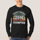 Fantasy Football Champion 2019 Tシャツ (正面)