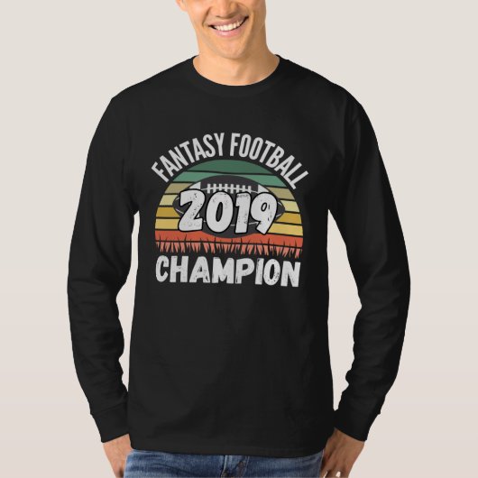Fantasy Football Champion 2019 Tシャツ (正面)