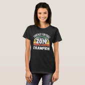 Fantasy Football Champion 2019 Tシャツ (正面フル)
