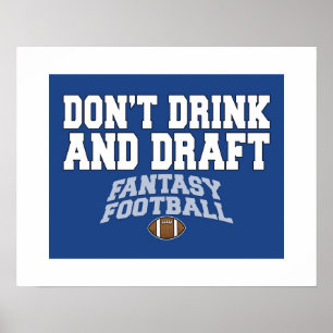 Fantasy Football - Don't Drink and Draft ポスター