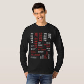 Fantasy Football Eat sleep check my lineup repeat Tシャツ (正面フル)