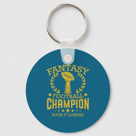 Fantasy Football Funny Champ Chamon  キーホルダー (正面)