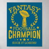 Fantasy Football Funny Champ Chamon  ポスター (正面)