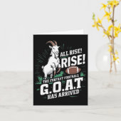 Fantasy Football Goat Shirt League Champion Champ  カード (黄色い花)