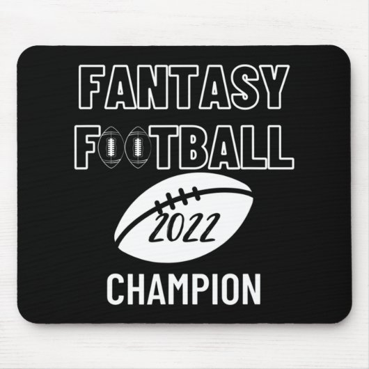 Fantasy Football League Champion Winner 2022 Foot マウスパッド (正面)