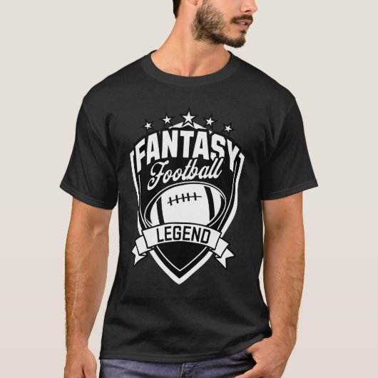 Fantasy Football Legend Retro Fantasy Football Tシャツ (正面)