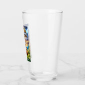 Fantasy football with dog タンブラーグラス (左)