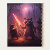 Fantasy Forest Animal Adventure Art プランナー手帳 (裏面)