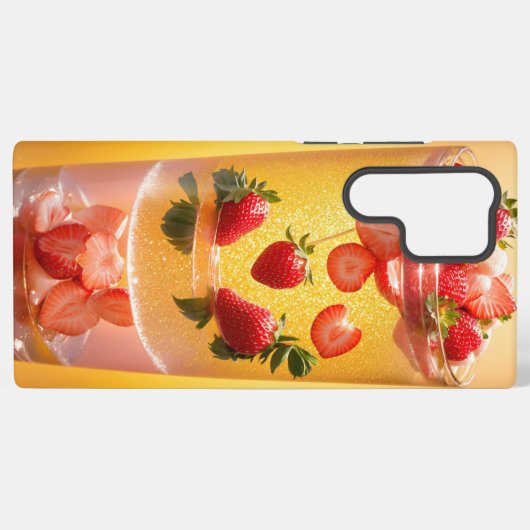 Fantasy Fruit Art Phone Case Samsung Galaxyケース (裏面横)