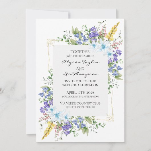 Fantasy Game wedding invitation  招待状 (正面)