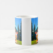 Fantasy Gnome Cat  コーヒーマグカップ (中央)