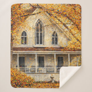 Fantasy Gothic-Revival Carpenter House  シェルパブランケット