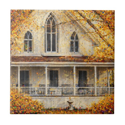 Fantasy Gothic-Revival Carpenter House  タイル (正面)