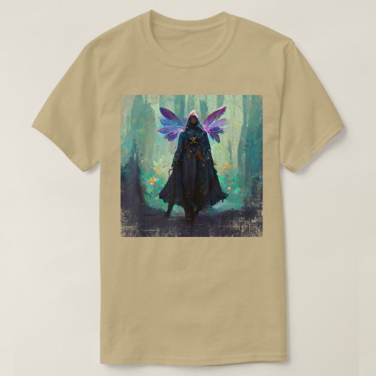 Fantasy Gothic Witch Fea Faery Mage Woods Fairy Ma Tシャツ (デザイン正面)