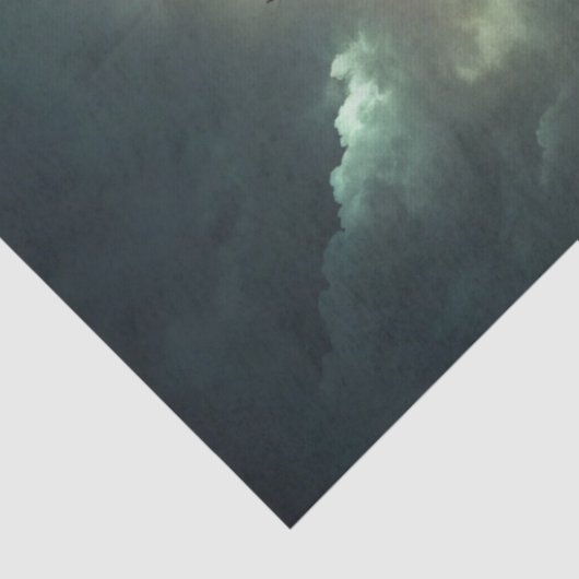 Fantasy Haunted House Victorian Lady Raven Roses 薄葉紙 (詳細)