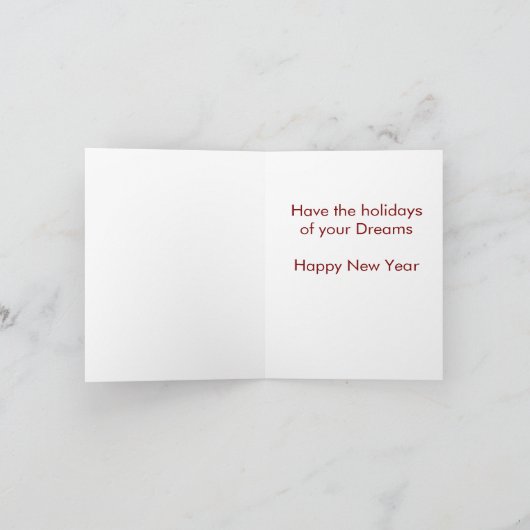 Fantasy Holidays Card サンキューカード (内部)