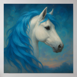 Fantasy Horse portrait  ポスター
