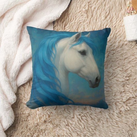 Fantasy Horse throw cushion  クッション (ブランケット)
