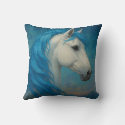 Fantasy Horse throw cushion  クッション (裏面)