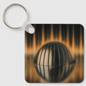 Fantasy Image Bronze Halfdome On Reflected Surface キーホルダー (正面)